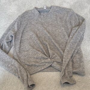 Design Lab Lord & Taylor Heather Gray Sweater